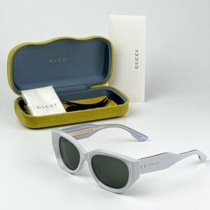 NEW Gucci GG1532SA 003 Grey Unisex Cat Eye Sunglasses GG 1532SA